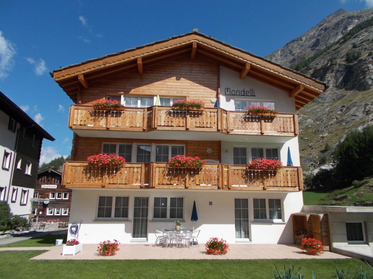 Haus Mondelli Apartment Saas-Almagell Exterior foto